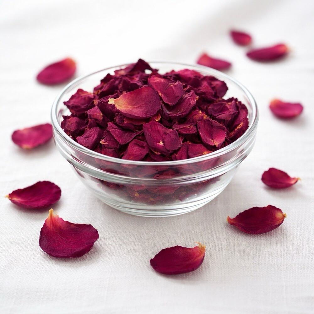 Rose Petal .5oz Natural Red Potpourri Wedding Confetti Bath Soap Candle Crafts